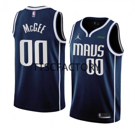 Maglia NBA Dallas Mavericks JaVale McGee 00 Nike 2022-23 Statement Edition Navy Swingman - Uomo